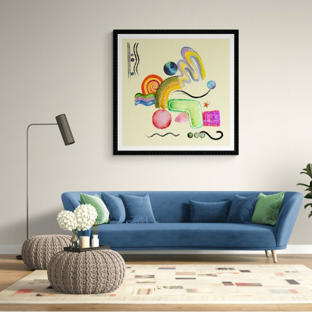 Minimalistisk modern Abstrakt Art Poster (Skapare uppladdad)