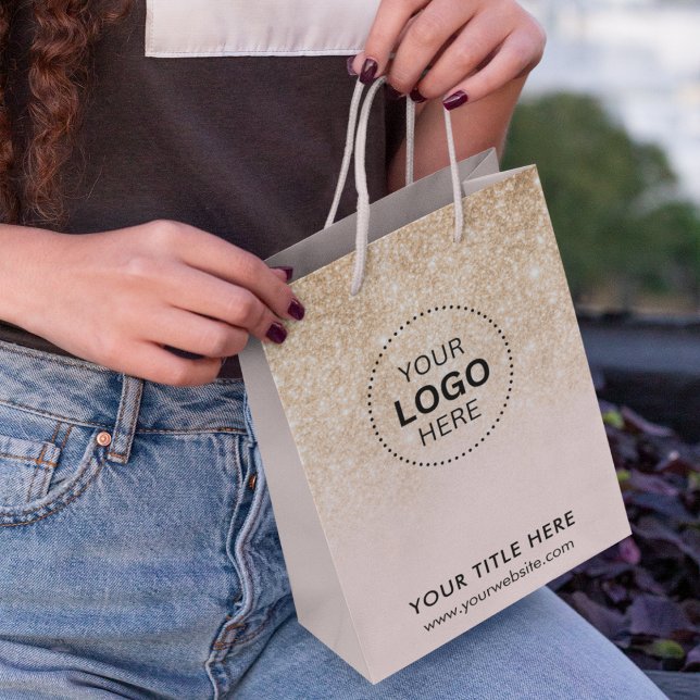 Minimalistisk Modern Affärsgåvväsk (Minimalist Business Modern Gift Bag)