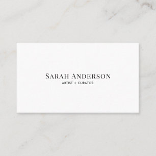 Minimalistisk modern anpassningsbar med Social-med Visitkort
