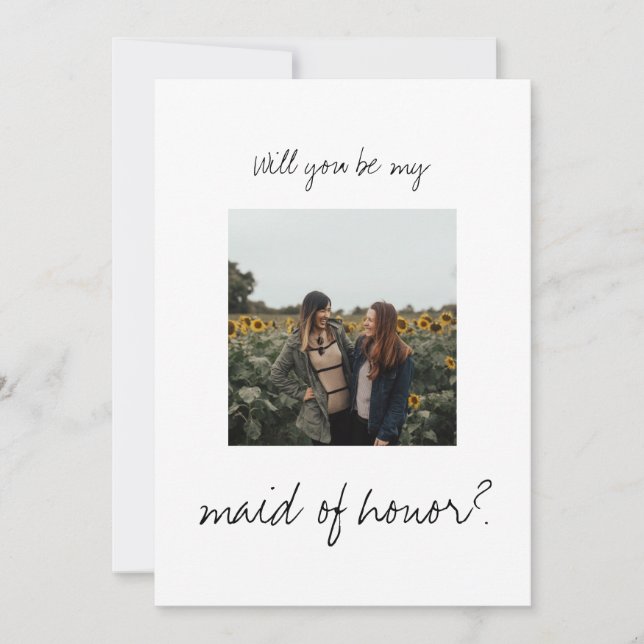 Minimalistisk modern är min maid of honor (Framsida)