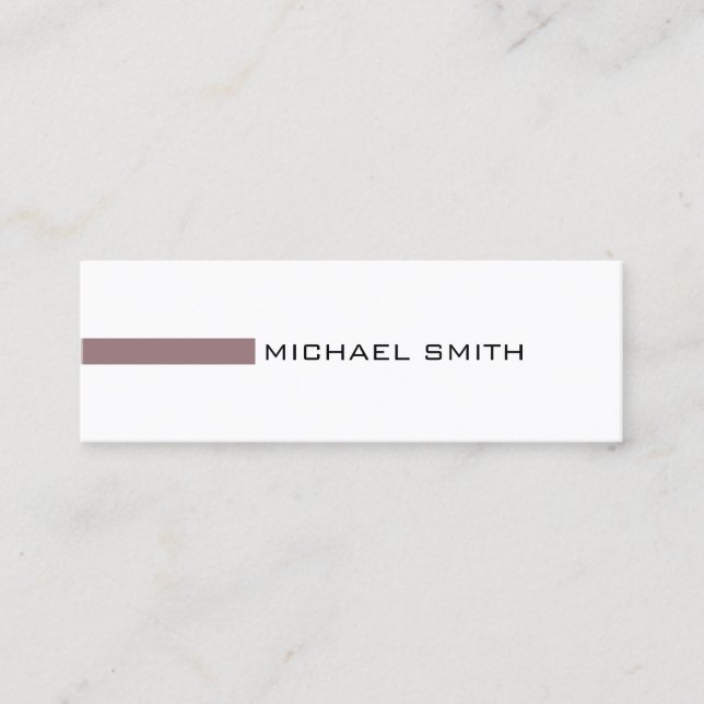 Minimalistisk Modern Bazaar-Professionell Mini Visitkort (Framsida)