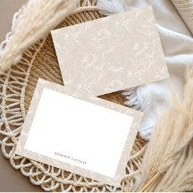 Minimalistisk modern beige kant botanisk linjekons