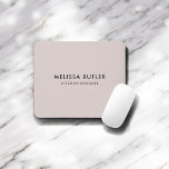 Minimalistisk modern  Beige Musmatta<br><div class="desc">Minimalistisk och modern musknapp.</div>