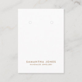 Minimalistisk modern berättarröst, judisk Visning Visitkort