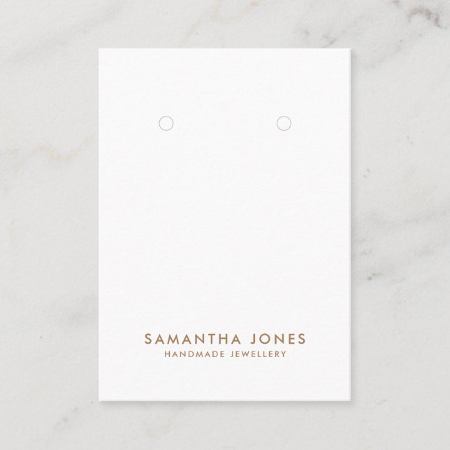 Minimalistisk modern berättarröst, judisk Visning Visitkort (Framsida)