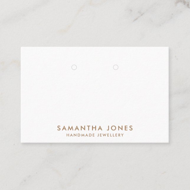 Minimalistisk modern berättarröst, judisk Visning Visitkort (Framsida)