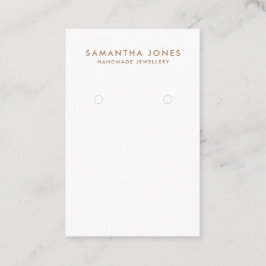 Minimalistisk modern berättarröst, judisk Visning Visitkort