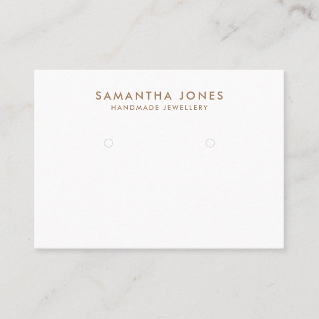 Minimalistisk modern berättarröst, judisk Visning Visitkort (Framsida)