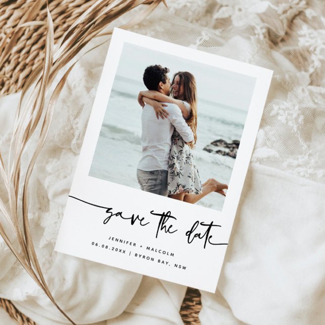 Minimalistisk modern bild Spara datuminbjudan Inbjudningar (Skapare uppladdad)