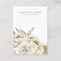 Minimalistisk Modern Blommig Nackdisplayer