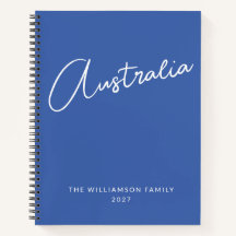 Minimalistisk Modern Blue Personlig Family Travel
