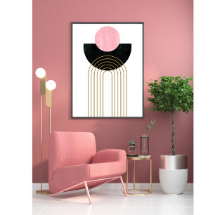 Minimalistisk Modern Boho Mid Century-Contemporary Poster