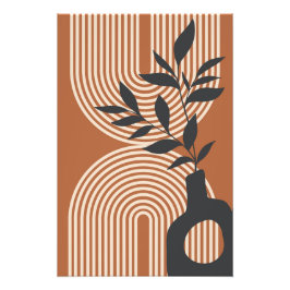 Minimalistisk modern boho-stil-väggkonst fototryck