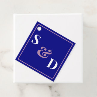 Minimalistisk Modern Bröllopsdesign Gåvor Etiketter