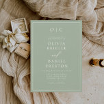 Minimalistisk Modern Calligraphy Sage Grönt Bröllo Inbjudningar<br><div class="desc">Vi presenterar vår minimalistiska moderna kallelse till bröllop, den tidlösa elegansen och sofistikeringen. Denna inbjudan kombinerar skönheten hos en minimalistisk design med den moderna kalligrafins arvegods för att skapa ett slående och förfinat biet. Med sin rena linjer och monokromatiska palett är den ren av enkelhet och stil och skapar det...</div>
