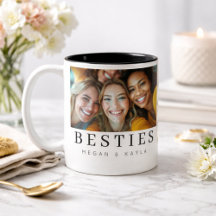 Minimalistisk Modern Chic Bästa Vänner BFF Foto