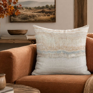 minimalistisk modern chic beige tan vit grå marmor kudde
