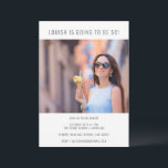 Minimalistisk Modern Chic Photo 50:e Födelsedagsfe Inbjudningar<br><div class="desc">Minimalistiskt Modern Chic Photo 50:e Födelsedagsfest inbjudan</div>