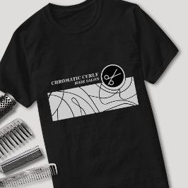 Minimalistisk Modern Classy Simple Line Hair Studi T Shirt