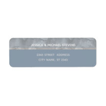 Minimalistisk modern dammig blå vattenfärg rand