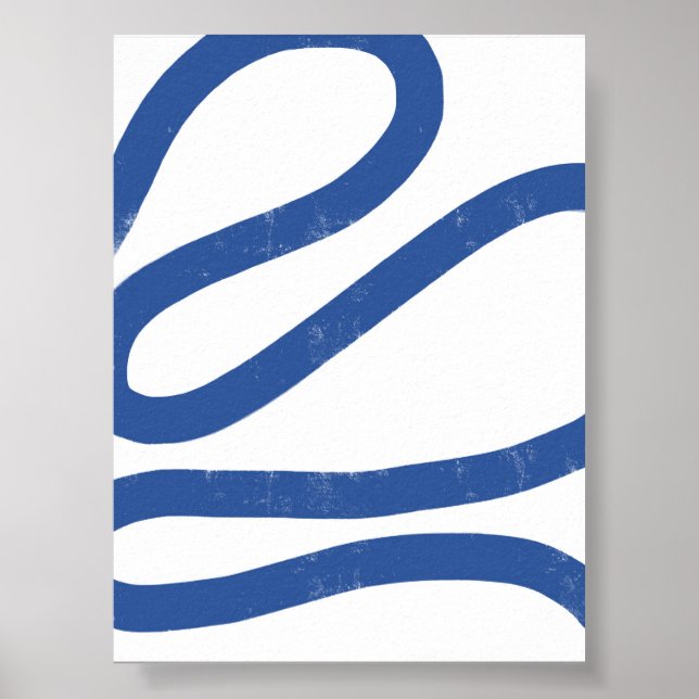 Minimalistisk modern dekorativ väggutskrift poster (Framsidan)