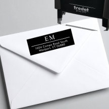 Minimalistisk Modern Djärv Enkel Monogram Återgång