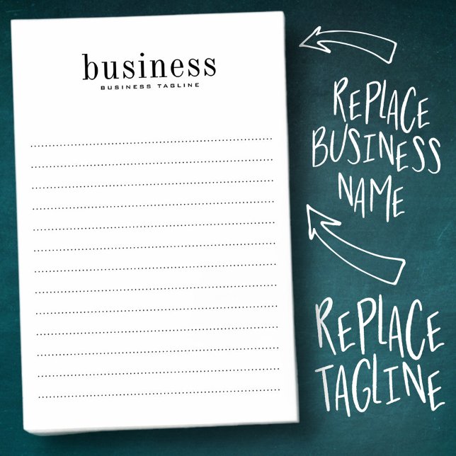 Minimalistisk modern Elegant Enkel affärsverksamhe Post-it Block (Skapare uppladdad)