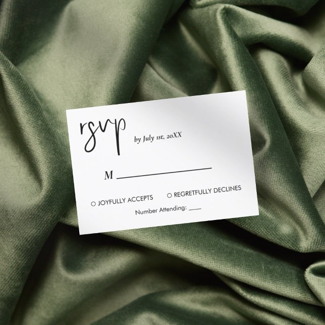 Minimalistisk, modern elegant enkel OSA kort (Skapare uppladdad)