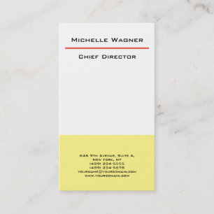Minimalistisk modern Elegant för enkel professione Visitkort