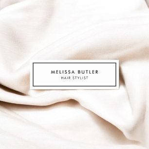 Minimalistisk modern Elegant Namnbricka