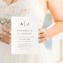 Minimalistisk Modern Elegant Photo Bröllop