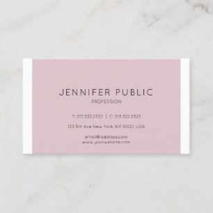 Minimalistisk Modern Elegant Plain Professionell Visitkort