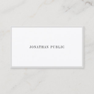 Minimalistisk Modern Elegant Professionell Plain L Visitkort