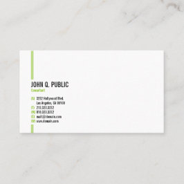 Minimalistisk Modern Elegant-Professionell Visitkort