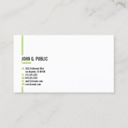 Minimalistisk Modern Elegant-Professionell Visitkort