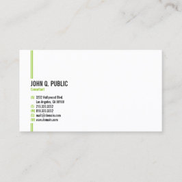 Minimalistisk Modern Elegant-Professionell Visitkort