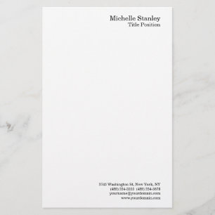 Minimalistisk Modern Enkel Brevpapper