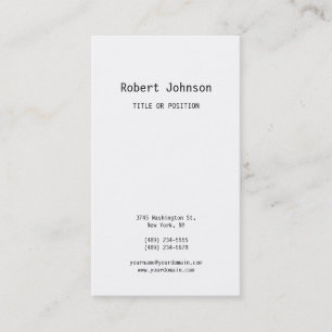Minimalistisk modern enkel, unik Professionell Visitkort