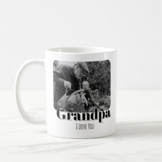 Minimalistisk Modern farfar & son som kan anpassas Kaffemugg