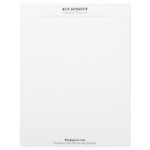 Minimalistisk Modern företagsbrevhead