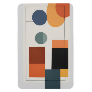 Minimalistisk modern geometrisk Abstrakt Magnet