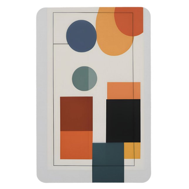 Minimalistisk modern geometrisk Abstrakt Magnet (Vertikal)
