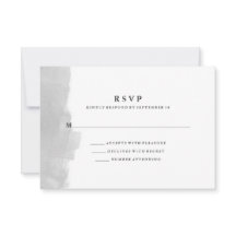 Minimalistisk Modern Grått Watercolor Stänk OSA