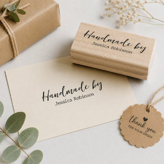 Minimalistisk Modern Handgjord Efter Beställning Stämpel
