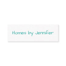 Minimalistisk modern handskriftsprofil