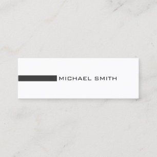 Minimalistisk Modern Jet Professional Mini Visitkort