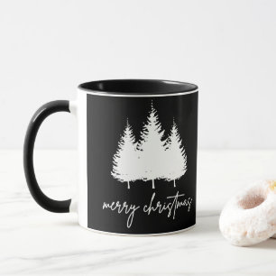 Minimalistisk modern jul mugg