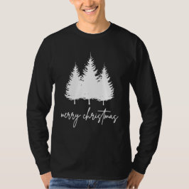 Minimalistisk modern jul t shirt