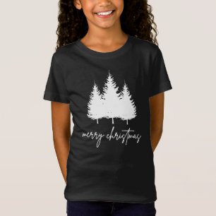 Minimalistisk modern jul t shirt