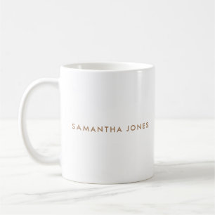Minimalistisk modern kaffemugg